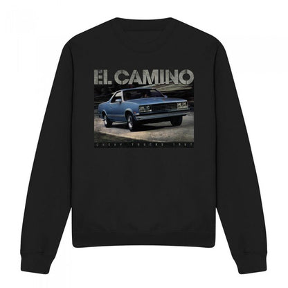 Front - Chevrolet Unisex Adult El Camino Truck 87 Sweatshirt