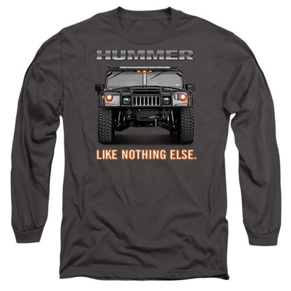 Front - Hummer Unisex Adult Like Nothing Else Long-Sleeved T-Shirt