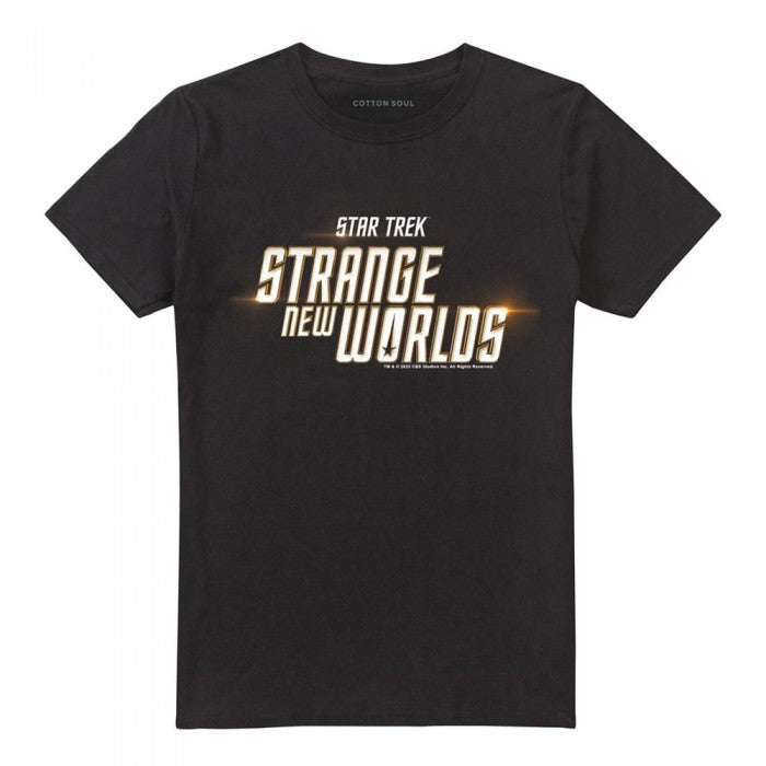 Front - Star Trek Unisex Adult Strange New Worlds Logo T-Shirt