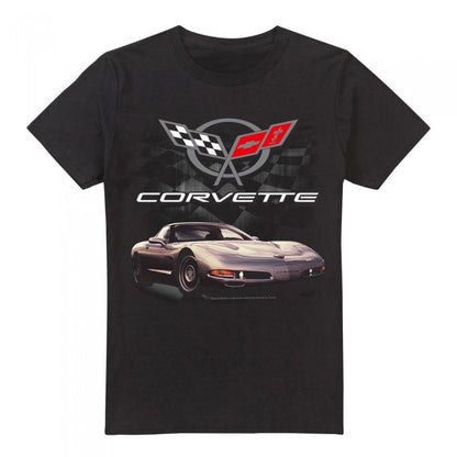 Front - Chevrolet Unisex Adult Checkered Past T-Shirt