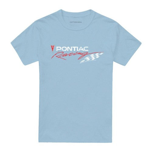 Front - Pontiac Unisex Adult Rough-Hewn Racing T-Shirt