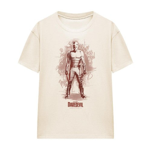 Front - Daredevil Womens/Ladies Born Again Hell´s Kitchen Graffiti T-Shirt