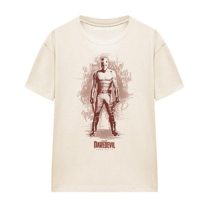 Front - Daredevil Womens/Ladies Born Again Hell´s Kitchen Graffiti T-Shirt