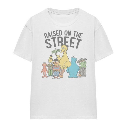 Front - Sesame Street Womens/Ladies The In My Hood T-Shirt