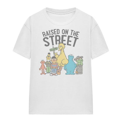 Front - Sesame Street Womens/Ladies The In My Hood T-Shirt
