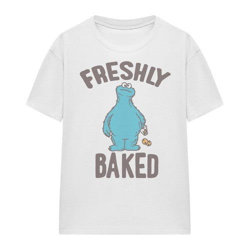 Front - Sesame Street Womens/Ladies The Right Out The Oven T-Shirt