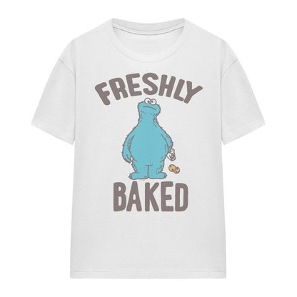 Front - Sesame Street Womens/Ladies The Right Out The Oven T-Shirt