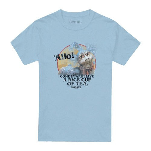 Front - Labyrinth Unisex Adult Come In & Have A Nice Cup Of Tea T-Shirt