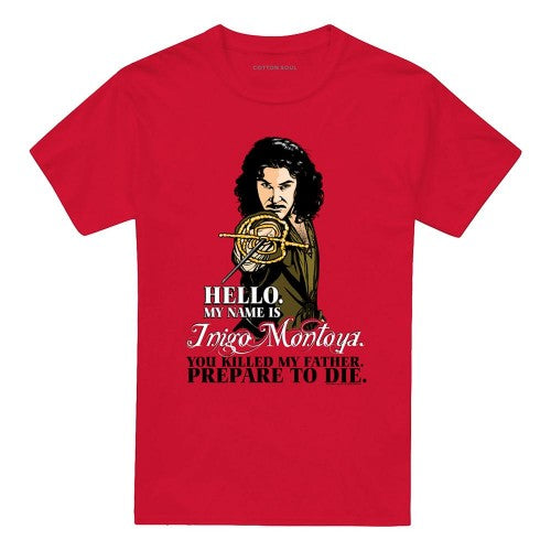 Front - The Princess Bride Unisex Adult Hello T-Shirt