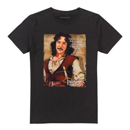 Front - The Princess Bride Unisex Adult Word T-Shirt