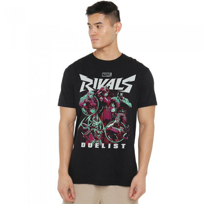 Front - Marvel Rivals Unisex Adult Duelist T-Shirt