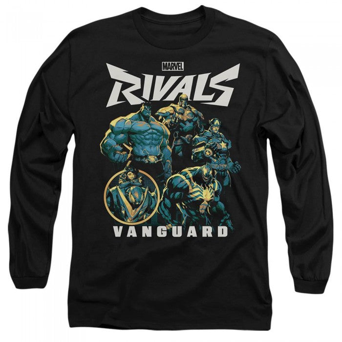 Front - Marvel Rivals Unisex Adult Vanguard Long-Sleeved T-Shirt