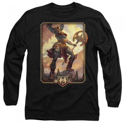 Front - Dungeons & Dragons Unisex Adult 2024 Barbarian Key Art Long-Sleeved T-Shirt