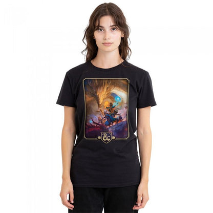 Front - Dungeons & Dragons Womens/Ladies 2024 Players Handbook Cover T-Shirt