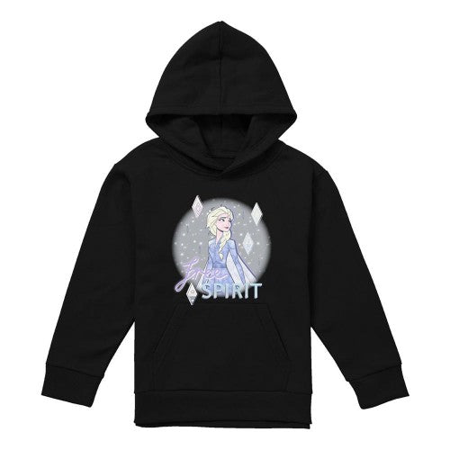 Front - Frozen Childrens/Kids Believe In Yourself Elsa Pullover Hoodie