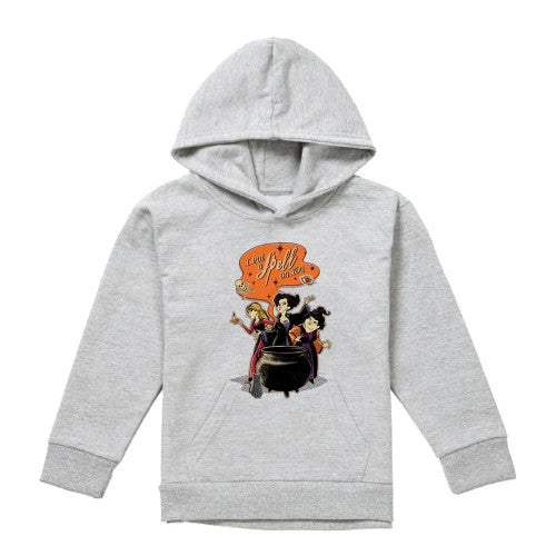 Front - Hocus Pocus Childrens/Kids Sanderson Sisters Put A Spell On You Heather Hoodie