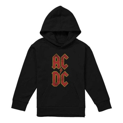 Front - AC/DC Childrens/Kids Logo Stack Pull Over Hoodie