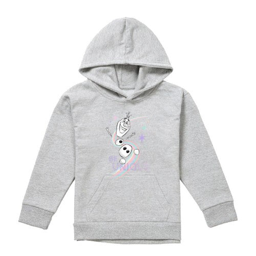 Front - Frozen Childrens/Kids Be Unique Olaf Rainbow Heather Pullover Hoodie