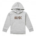 Front - AC/DC Childrens/Kids Leopard Print Pull Over Hoodie
