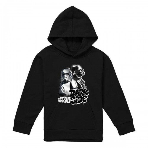 Front - Star Wars Childrens/Kids Dark Side Duo Heather Hoodie