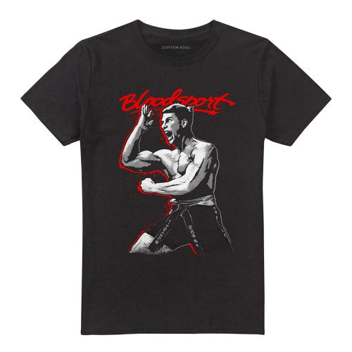 Front - Bloodsport Unisex Adult Loud Mouth T-Shirt