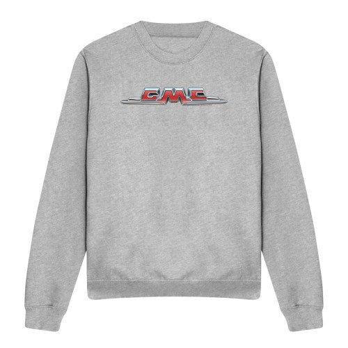 Front - GMC Unisex Adult Chrome Logo Sweatshirt