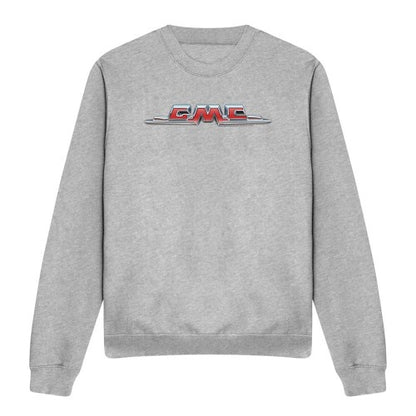 Front - GMC Unisex Adult Chrome Logo Sweatshirt