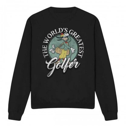 Front - Mickey & Friends Mens The World´s Greatest Golfer Goofy Sweatshirt