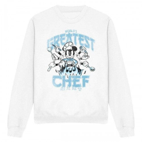 Front - Mickey & Friends Mens World´S Greatest Chef Dad Sweatshirt