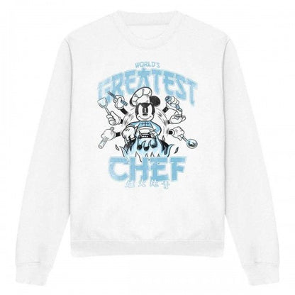 Front - Mickey & Friends Mens World´S Greatest Chef Dad Sweatshirt