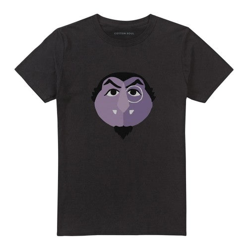 Front - Sesame Street Unisex Adult Count von Count T-Shirt