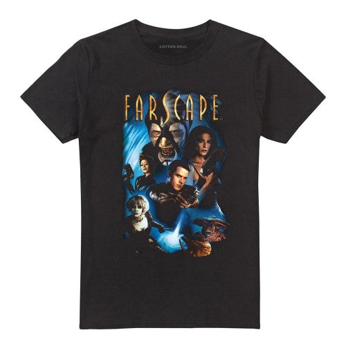 Front - Farscape Unisex Adult Comic Cover T-Shirt