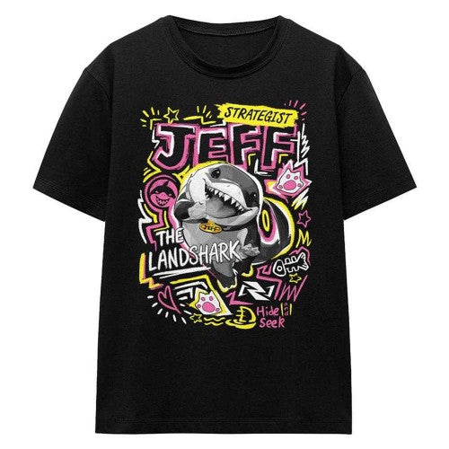 Front - Marvel Rivals Womens/Ladies Jeff the Land Shark Marker T-Shirt