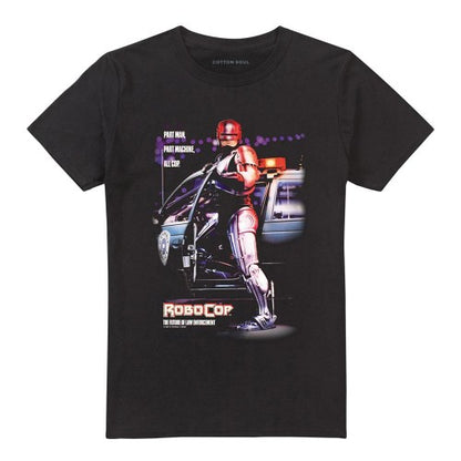 Front - Robocop Unisex Adult Poster T-Shirt