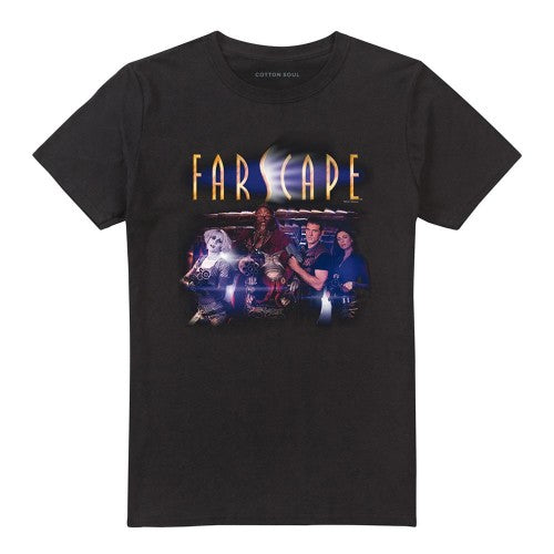 Front - Farscape Unisex Adult Logo T-Shirt