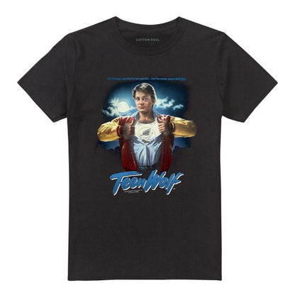 Front - Teen Wolf Unisex Adult Poster T-Shirt