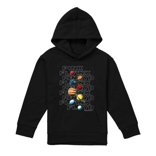 Front - Pink Floyd Childrens/Kids Solar System Heather Hoodie