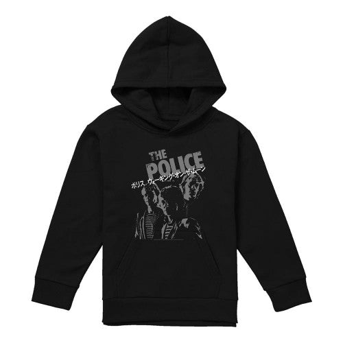Front - The Police Childrens/Kids Japanese Photo Pull Over Hoodie