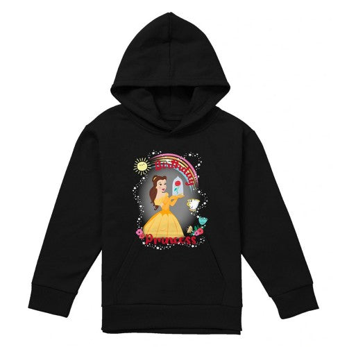 Front - Beauty And The Beast Childrens/Kids Birthday Princess Belle Chip Hoodie