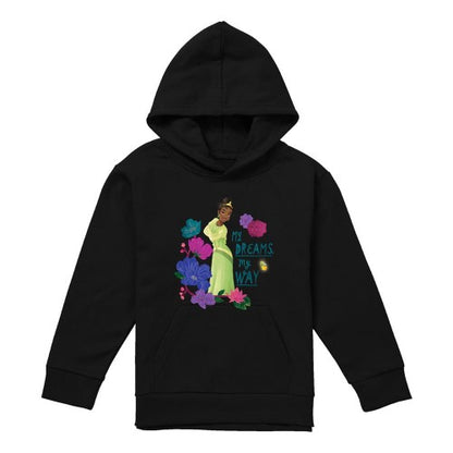 Front - The Princess and the Frog Childrens/Kids My Dreams, My Way Tiana Heather Hoodie