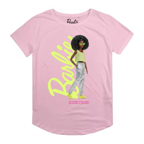 Front - Barbie Womens/Ladies The Future Starts Now T-Shirt