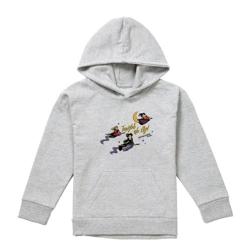 Front - Hocus Pocus Childrens/Kids Tonight We Fly Sanderson Sisters Heather Hoodie