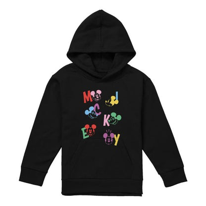 Front - Disney Childrens/Kids Mickey Mouse Letters Hoodie