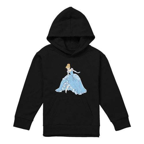 Front - Cinderella Childrens/Kids Sparkling Hoodie