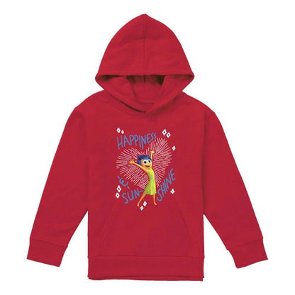 Front - Inside Out 2 Childrens/Kids Happiness & Sunshine Joy Hoodie