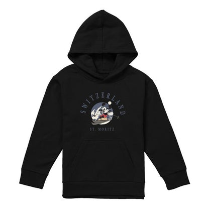 Front - Disney Childrens/Kids Switzerland Mickey Mouse Heather Hoodie