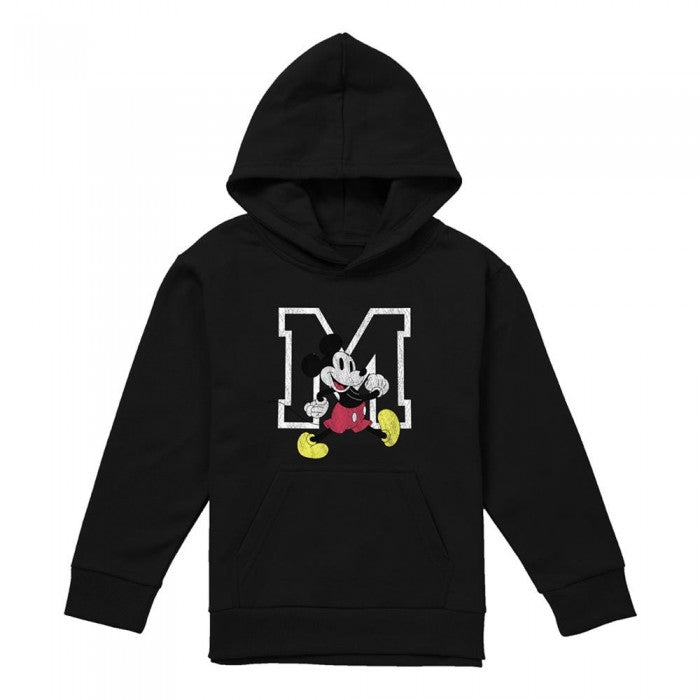 Front - Disney Childrens/Kids Classic Mickey Mouse Walking Heather Hoodie