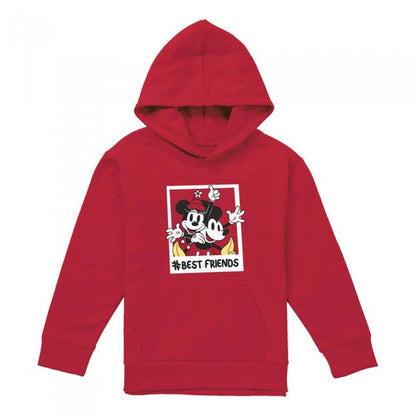 Front - Disney Childrens/Kids Bestfriends Mickey & Minnie Mouse Hoodie