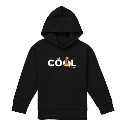 Front - The Princess and the Frog Childrens/Kids Cool Vibes Tiana & Prince Naveen Heather Hoodie
