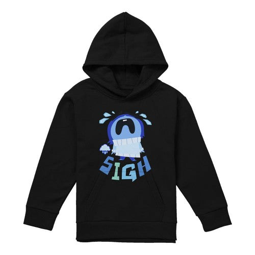 Front - Inside Out 2 Childrens/Kids Sadness Heather Hoodie